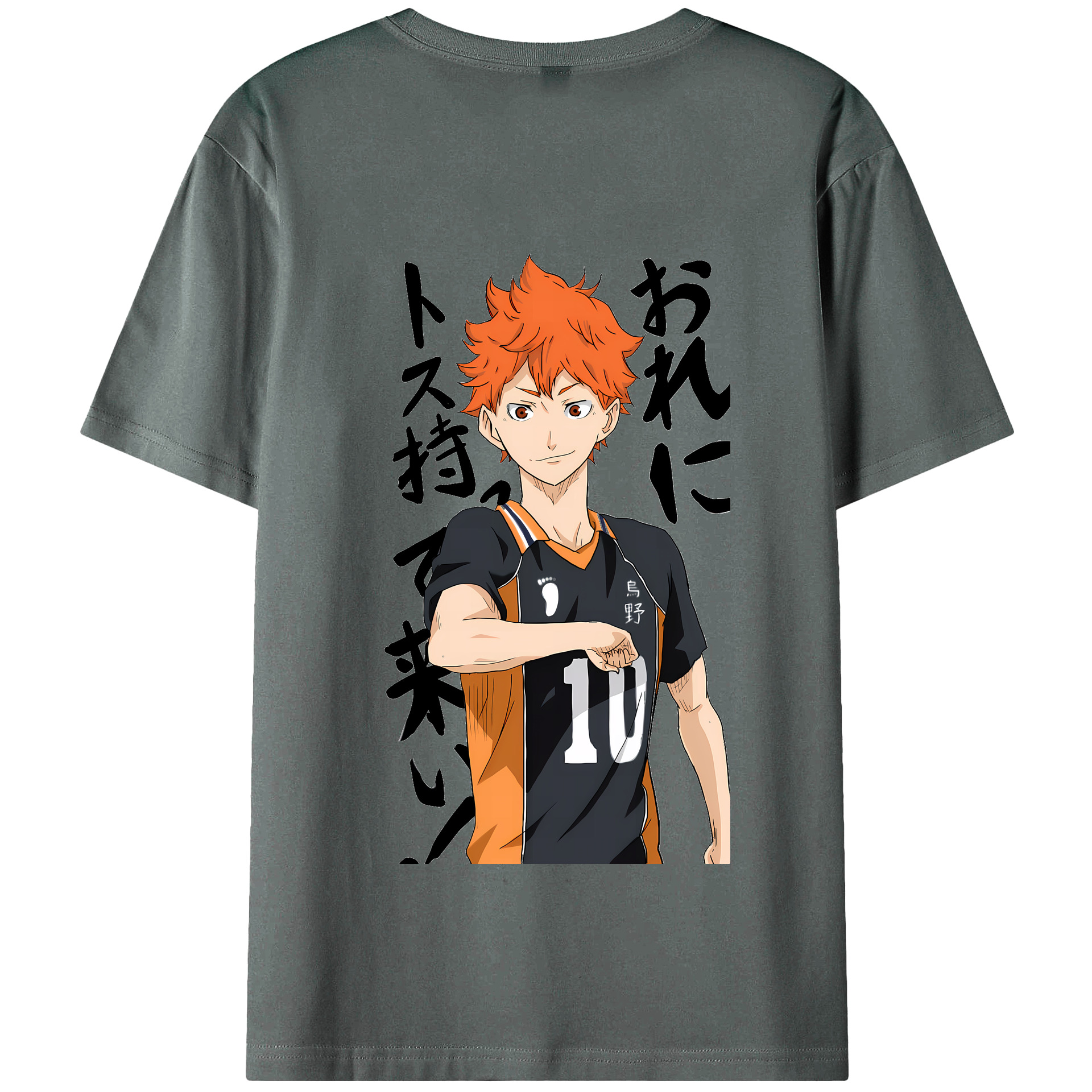 （画像用） ハイキュー!! Haikyu!! 綿100％半袖Tシャツ（背面プリント）